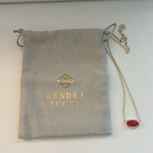 Red Kendra Scott Necklace